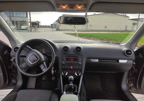 Audi A3 cena 20400 przebieg: 254422, rok produkcji 2008 z Gdańsk małe 154